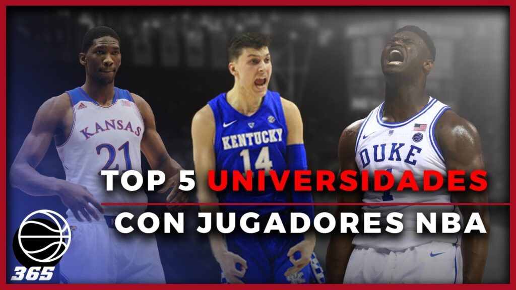 Jugadores universitarios de baloncesto