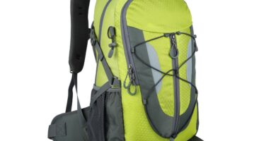 a am seablue 40l mochila de senderismo mochila de viaje impermeable de gran capacidad mochila de trekking con funda para lluvia para hombres mujeres