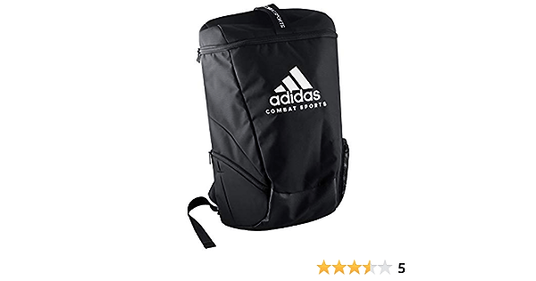 adidas mochila deportiva combat sports unisex adulto negro blanco small