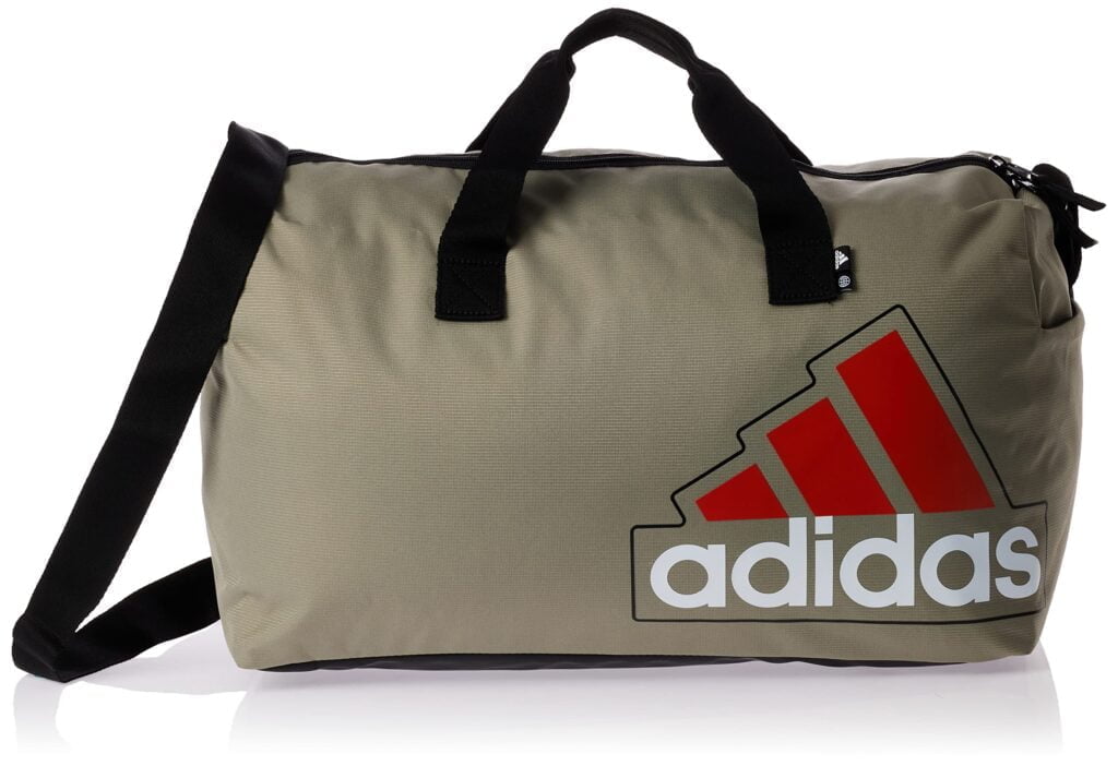 adidas unisex adulto essentials seasonal duffle bag silver pebble white preloved red one size