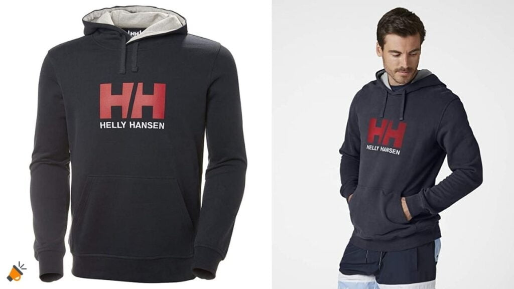 logo hoodie hh sudadera con capucha hombre azul marino xl