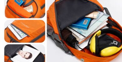 onetoall mochila plegable 30l mochilas de senderismo ultraligera bolsa de viaje para hombres y mujeres adecuada para ciclismo excursion escalada y deportes