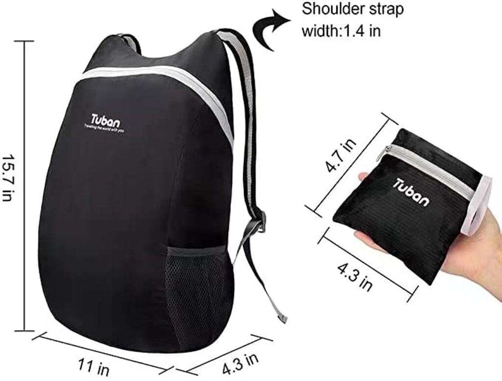zomake mochila plegable ultraligera mochilas de senderismo pequena mochila con resistencia al agua 25l para hombre mujer viaje trekking deporte