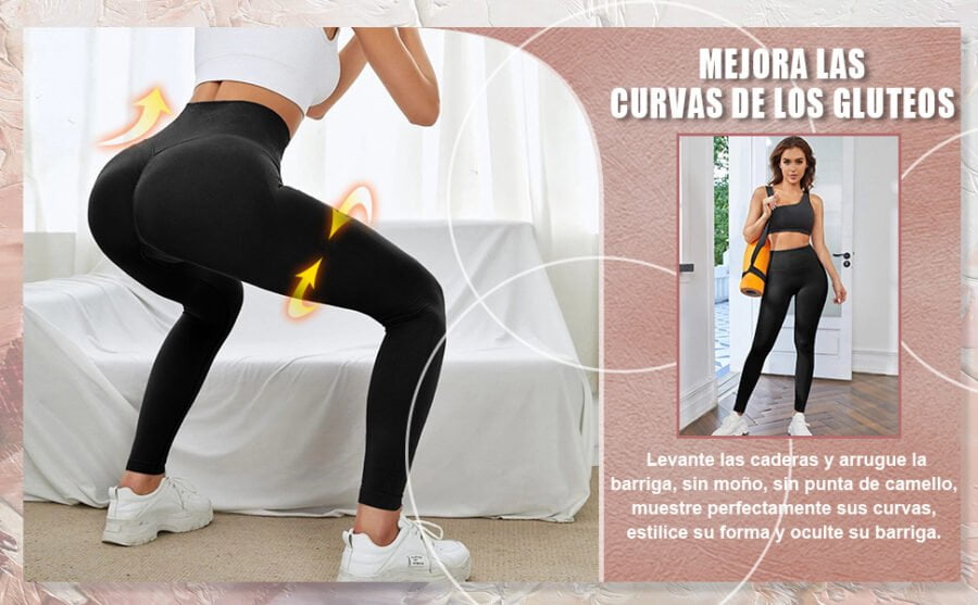 mallas push up mujer leggings deportivas pantalones deportivos fitness leggins polainas de yoga training fitness cintura alta estiramiento elasticos scaled