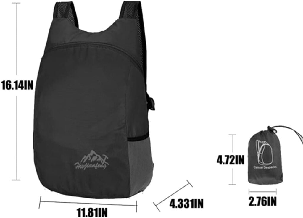 tslbw mochilas ultraligeras plegables mochila plegable de viaje impermeable pequena mochila plegable de senderismo mochila deportiva plegable para hombre y mujere para camping ciclismo escalada