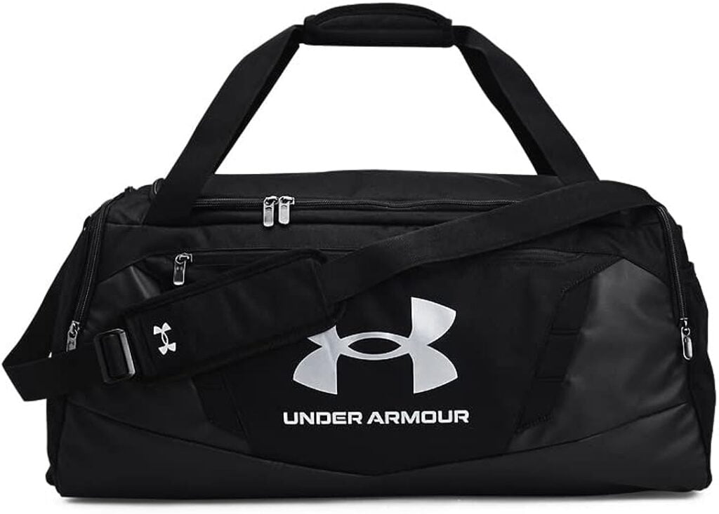 under armour de los hombres bolso de viaje mediano undenegable negro